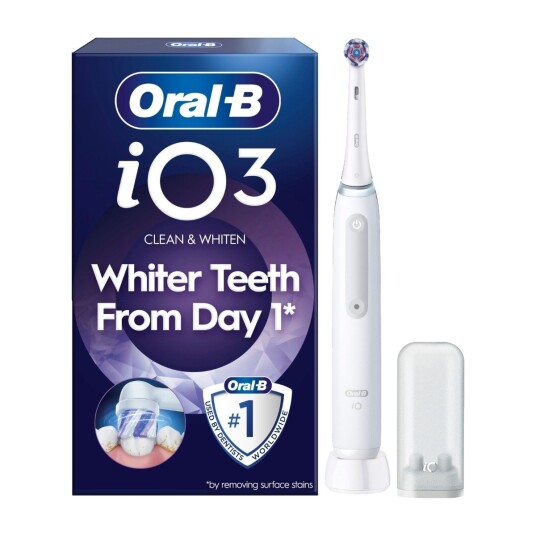 Oral-B iO3 Elektrisk Tannbørste Whitening Edition Quite White Oral-B iO3 Elektrisk Tannbørste Whitening Edition Quite White
