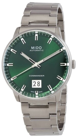 Mido Herreklokke M021.626.11.091.00 Commander Grønn/Stål Ø42 mm