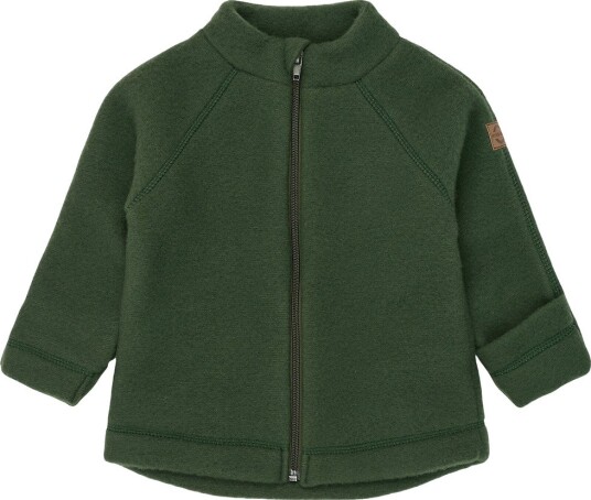 Mikk line Fleecejakke   Ull   Kombu Green   Mikk line   62   Fleecejakke Armygrønn Grønn