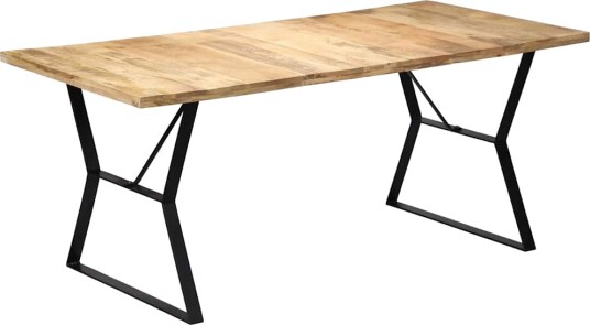 vidaXL Spisebord 180x90x76 cm heltre mango vidaXL Spisebord 180x90x76 cm heltre mango