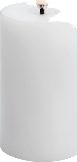 Uyuni LED Kubbelys Smeltet Nordic White 5x7,5 cm