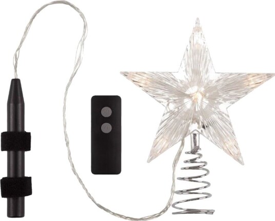 Northlight LED Juletrestjerne 17,5cm Batteridrevet med Fjernkontroll