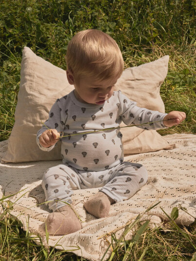 Lil"Atelier Nbmnoel Nor Wool Ls Slim Body Lil   Grey   86