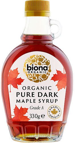 Biona Pure Mørk Ahornsirup Økologisk Grade A   330 gr
