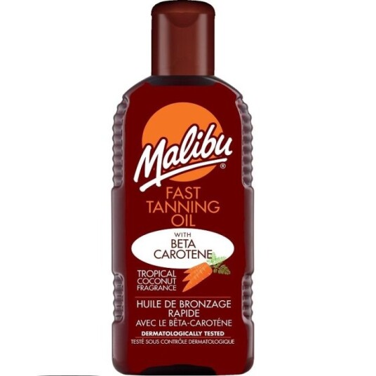 Malibu Fast Tanning Oil med betakaroten 100 ml