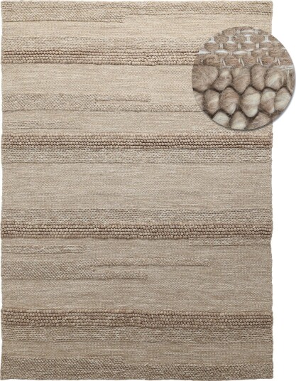 Ullteppe Almaty beige Størrelse: 200 x 290 cm