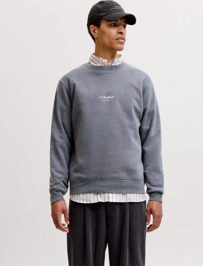 Jack & Jones Jjesoho Sweat Crew Neck Noos Grey XL
