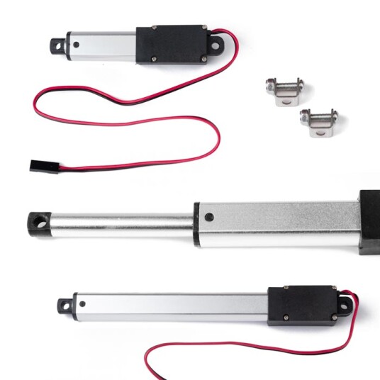 Supermagneter Mini Aktuator 12v Utslag Fra 30 til 100 mm