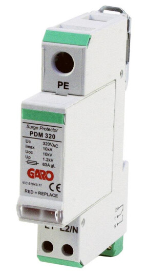 Garo PDMR 320 Finbeskyttelse Stikkontakter & kabler
