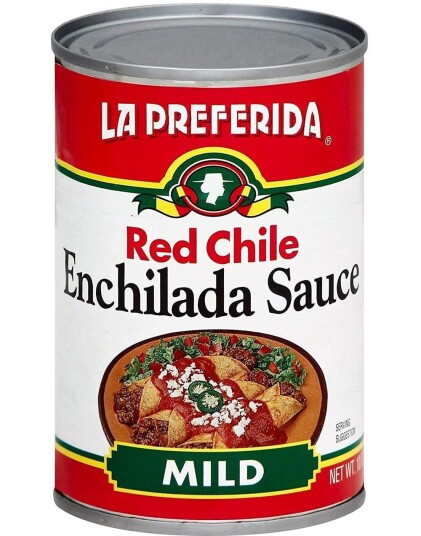 La Preferida Red Chile Enchilada Sauce Mildt Sterk Enchiladasaus med Rød Chili 283 gram USA Import La Preferida Red Chile Enchilada Sauce Mildt Sterk Enchiladasaus med Rød Chili 283 gram USA Import
