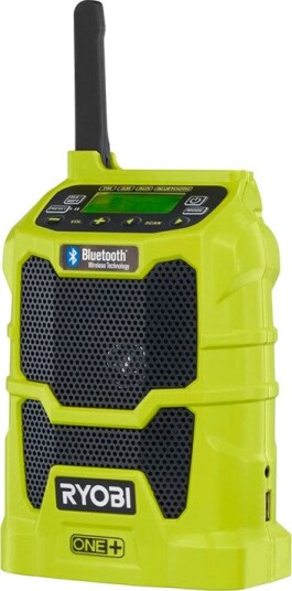 Ryobi R18R-0 ONE+ Bluetooth Arbeidsradio uten batteri - FM/AM (18V) Ryobi R18R-0 ONE+ Bluetooth Arbeidsradio uten batteri - FM/AM (18V)