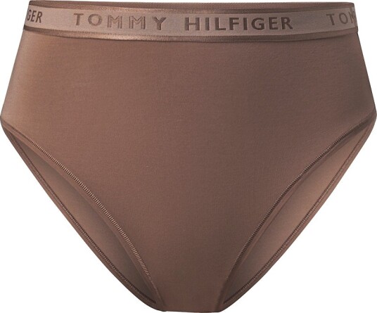 Tommy Hilfiger Dametruser High Waist Bikini Brun