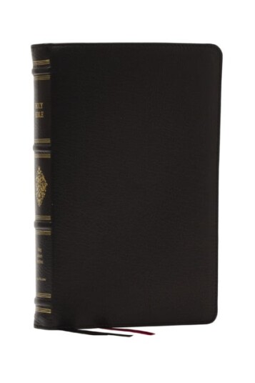 KJV Personal Size Reference Bible Sovereign Collection Black Premium Goatskin Leather Premier Collection Comfort Print