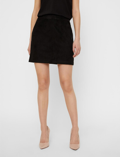 Vero Moda Vmdonnadina Short Skirt Ga Noos - Black - S Vero Moda Vmdonnadina Short Skirt Ga Noos - Black - S