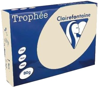 Trophee Kopipapir Trophee A4 80G Sandfarget 500 Ark Trophee Kopipapir Trophee A4 80G Sandfarget 500 Ark