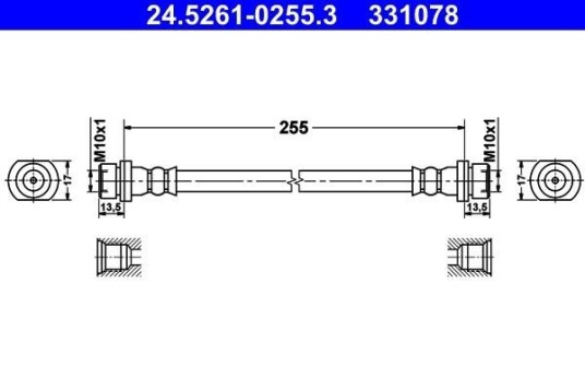 Bremseslange ATE 24.5261-0255.3