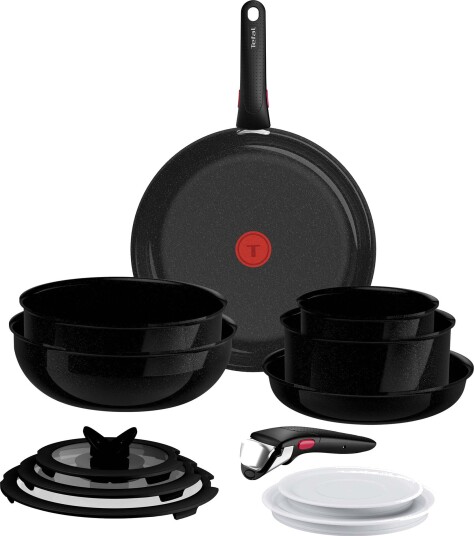 Tefal Ingenio Excellence Ceramic gryte- og stekepannesett, 13 deler