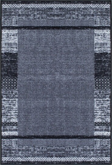 Wiltonteppe og friezeteppe KM Home Trendy Antracit 133x190 cm -