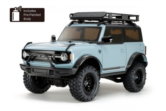 Tamiya 1/10 RC Ford Bronco Blue-Gray Painted Body (CC-02) / No ESC Tamiya 1/10 RC Ford Bronco Blue-Gray Painted Body (CC-02) / No ESC