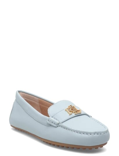 Lauren Ralph Lauren Barnsbury Nappa Leather Driver Blue 41