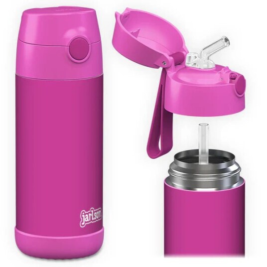 Jarlson Drikkeflaske Mørk Rosa 350ml CHARLI
