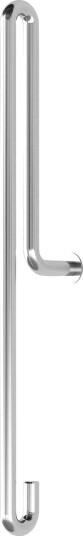 Moebe Wall Hook Stainless Steel Large Silver Moebe Wall Hook Stainless Steel Large Silver