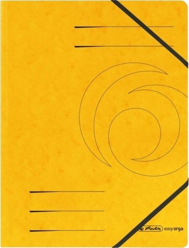 Herlitz 11387164 A4 Fotoark Kartong Gult Elastisk Bånd 1 Stykker Forest Stewardship Council Fsc Mix