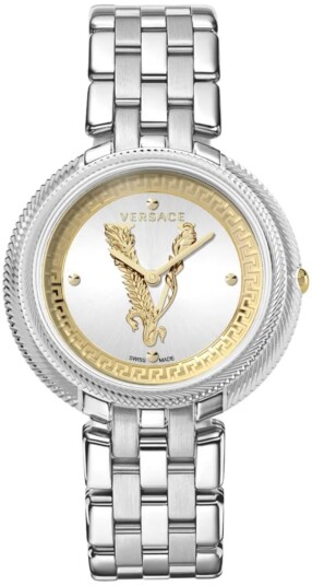 Versace Dameklokke VE2CA0523 Thea Sølvfarget/Stål Ø38 mm Versace Dameklokke VE2CA0523 Thea Sølvfarget/Stål Ø38 mm