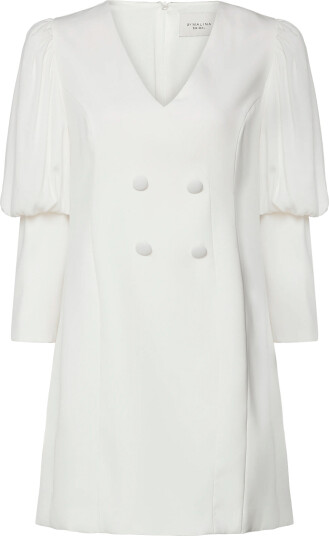 Malina Bonnie Blazer Mini Dress Cream XXL