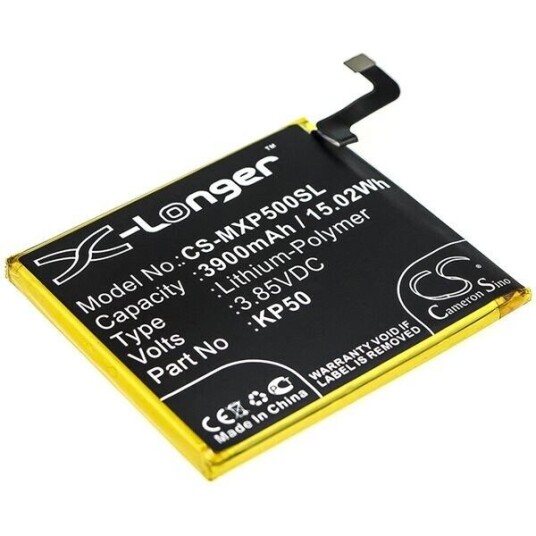 Motorola Moto One Zoom batteri (3900 mAh 3.85 V, Sort) Motorola Moto One Zoom batteri (3900 mAh 3.85 V, Sort)