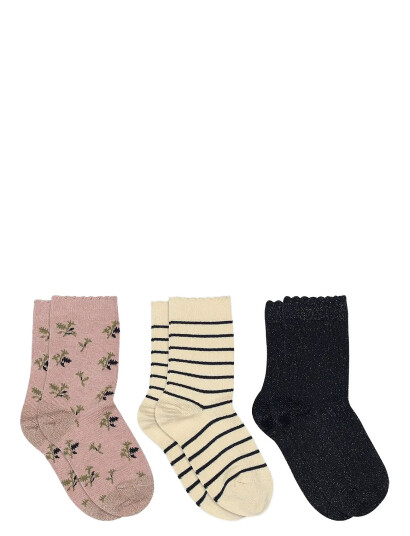 mp Denmark Thora Socks - 3-Pack - Multi/patterned - 25/28 mp Denmark Thora Socks - 3-Pack - Multi/patterned - 25/28