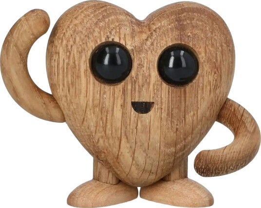 Hugo Heart Trefigur Hjerte 5 cm