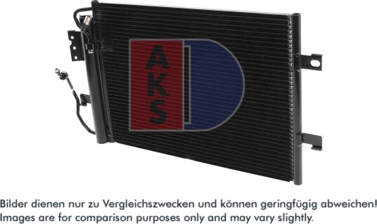 Kondensator, klimaanlegg AKS DASIS 122450N Kondensator, klimaanlegg AKS DASIS 122450N