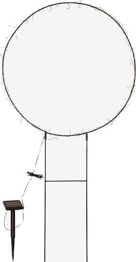 Star Trading   Solcelledekor Barlumi Solar 100 cm   Svart