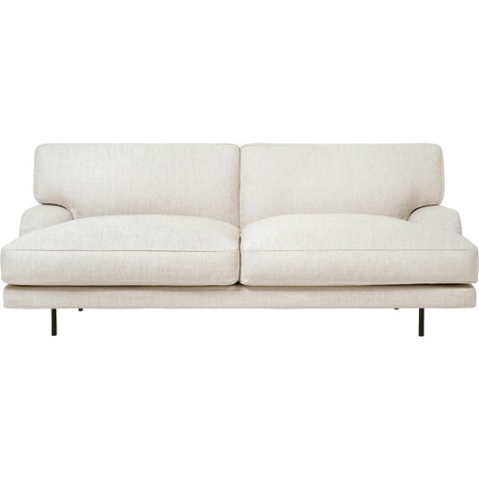 Gubi Flaneur Sofa FC 2,5 seters Ben Svart / Hot Madison 419 Off White