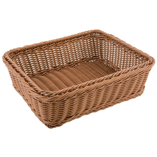 APS Buffetkurv BASIC ; 33.5x28x10.5 cm (LxBxH); Lysebrun; Rektangulær APS Buffetkurv BASIC ; 33.5x28x10.5 cm (LxBxH); Lysebrun; Rektangulær
