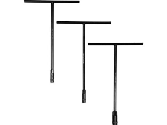 Yato Yt-15791, Pipenøkkelsett, 3 Stykker, Sort, T-Formet, Kromvanadiumstål, 20 Cm Yato Yt-15791, Pipenøkkelsett, 3 Stykker, Sort, T-Formet, Kromvanadiumstål, 20 Cm