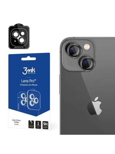 3mk Apple iPhone 15 Plus Lens Protection Pro Graphite