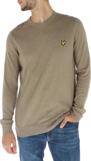 Lyle & Scott Herre Strikkevarer Brun M,