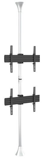 Multibrackets M Floor to Ceiling Mount Pro MBFC2U - monteringssett - for 2 LCD-skjermer - krom