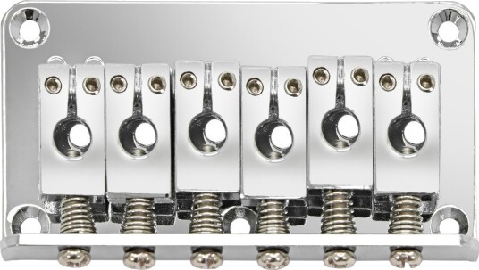 Gear4Music Guitarworks 3-Sadels Gitarbro Krom