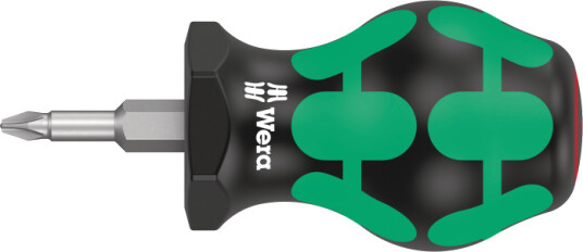 Wera 350 Stubby Stjerneskrutrekker PH1 25mm med Kraftform-grep