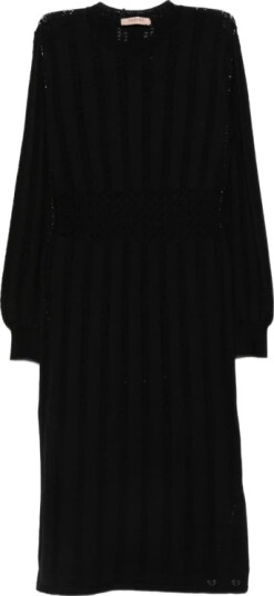 Twinset Dame Kjoler Svart XL,