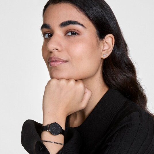 Daniel Wellington DW Watch Petite Reflection Black 28mm