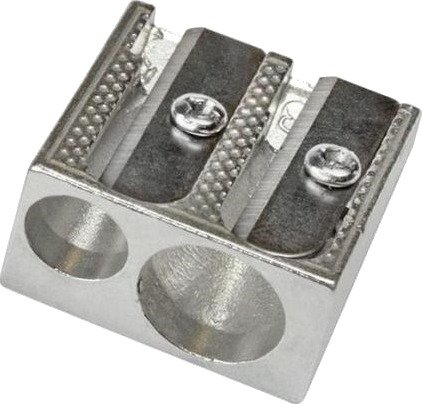 Titanum Dobbel Blyantspisser I Metall S1006 (Op.12) 12 Stk Titanum Dobbel Blyantspisser I Metall S1006 (Op.12) 12 Stk