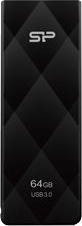 Silicon Power Blaze B20 Usb-Flashstasjon 16 Gb Usb 3.0 Matt Svart