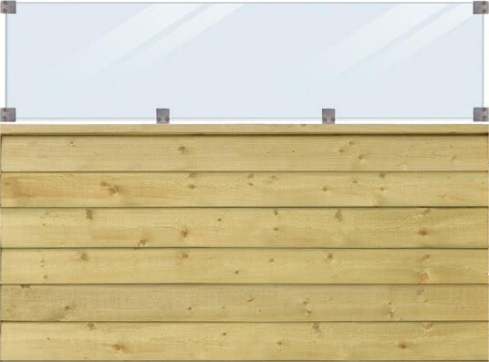 Levegg PLUS Klink med Glass 174x125