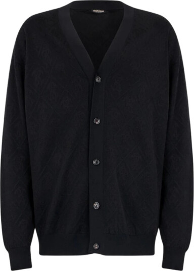 Roberto Cavalli Herre Strikkevarer Svart M, Roberto Cavalli Herre Strikkevarer Svart M,