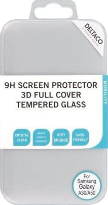 Deltaco 2.5D Skjermbeskytter for Samsung Galaxy A50 - Transparent 9H Glass