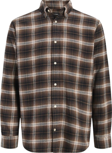 Jack & Jones Flanellskjorte Jjefield Check Shirt Ls Sn Svart